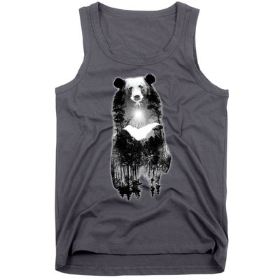 Moon Bear Wilderness Double Exposure Tank Top
