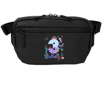 Mermaid Birthday 3 Years Old 3rd Birthday Gifts Ns Crossbody Pack