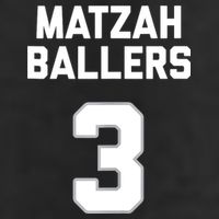 Matzah Baller 3 Funny Jewish Matzo Ball Pun Basketball Team 7 Panel Mesh Trucker Snapback Hat