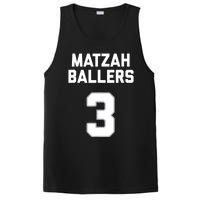 Matzah Baller 3 Funny Jewish Matzo Ball Pun Basketball Team PosiCharge Competitor Tank