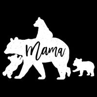 Mama Bear 3 Baby Bear Cubs Following Riding On Back TShirt TShirt Flat Bill Trucker Hat