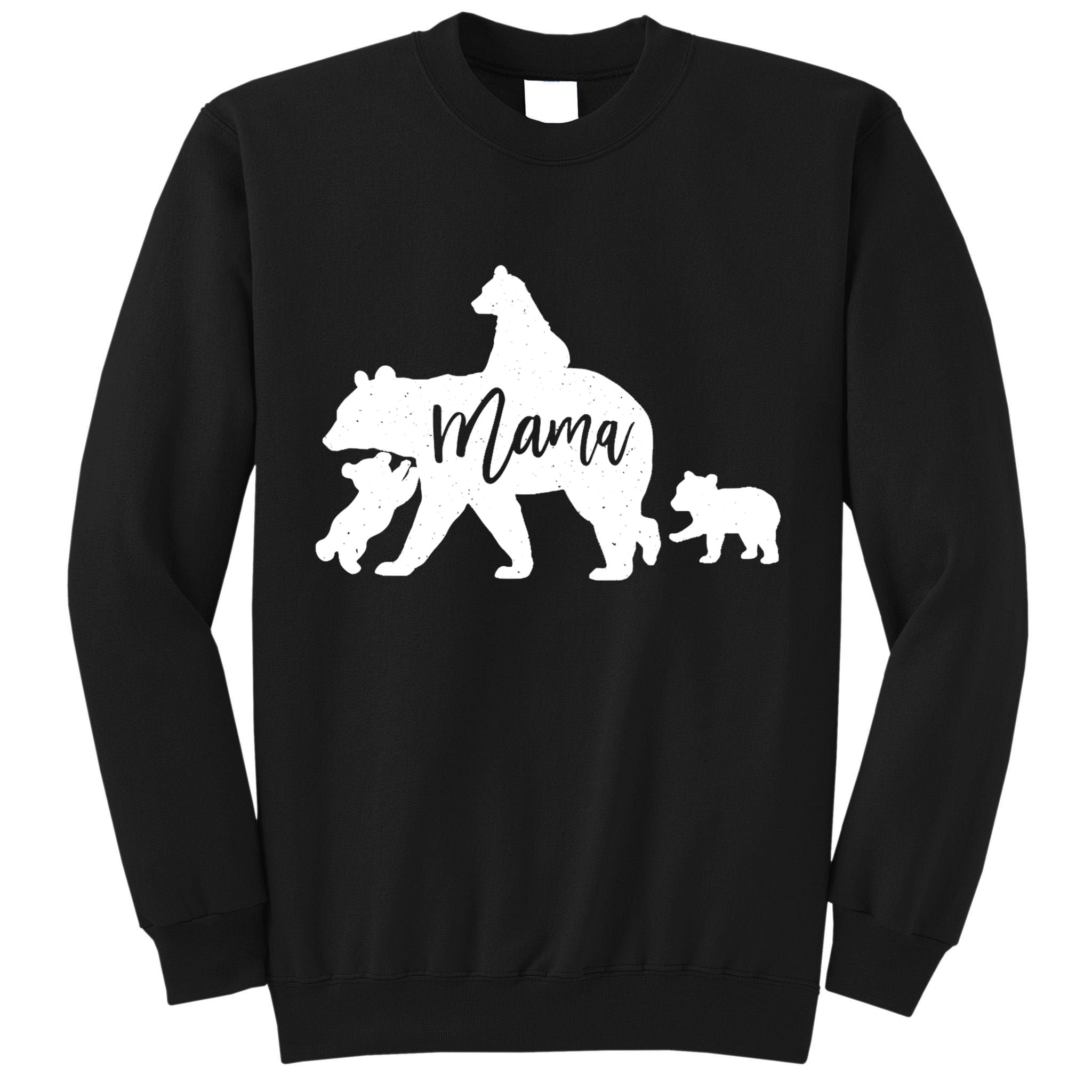 Mama Bear 3 Baby Bear Cubs Following Riding On Back TShirt TShirt Tall Sweatshirt