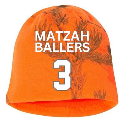 Matzah Ballers 3 Funny Jewish Pun Basketball Team Jersey Kati - Camo Knit Beanie