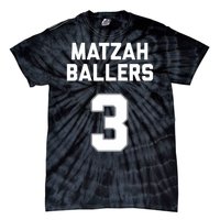 Matzah Baller 3 Funny Jewish Matzo Ball Pun Basketball Team Tie-Dye T-Shirt