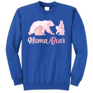 Mama Bear 3 Cubs Mom Bear Awesome Camping Gift Sweatshirt