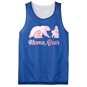 Mama Bear 3 Cubs Mom Bear Awesome Camping Gift Mesh Reversible Basketball Jersey Tank