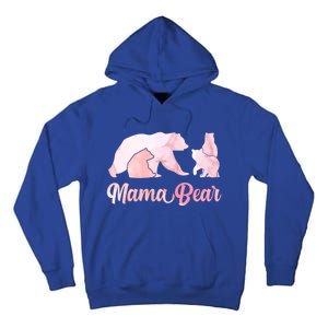 Mama Bear 3 Cubs Mom Bear Awesome Camping Gift Tall Hoodie