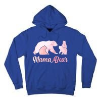 Mama Bear 3 Cubs Mom Bear Awesome Camping Gift Tall Hoodie