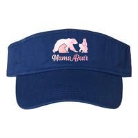 Mama Bear 3 Cubs Mom Bear Awesome Camping Gift Valucap Bio-Washed Visor