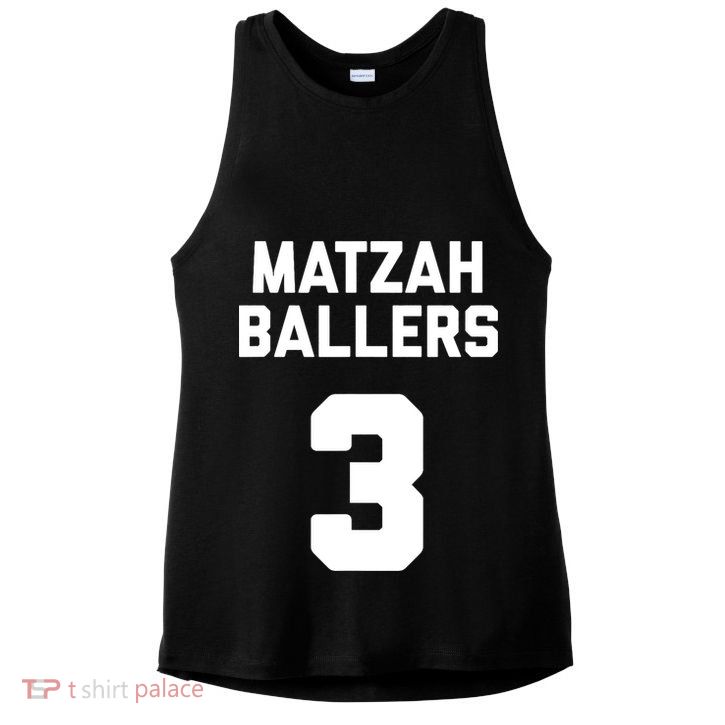 Matzah Baller 3 Funny Jewish Matzo Ball Pun Basketball Team Ladies PosiCharge Tri-Blend Wicking Tank