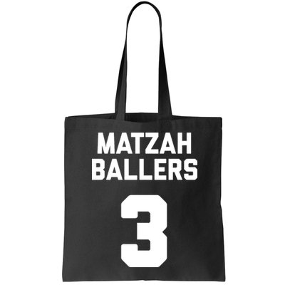 Matzah Baller 3 Funny Jewish Matzo Ball Pun Basketball Team Bag
