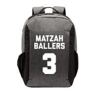 Matzah Baller 3 Funny Jewish Matzo Ball Pun Basketball Team Vector Backpack
