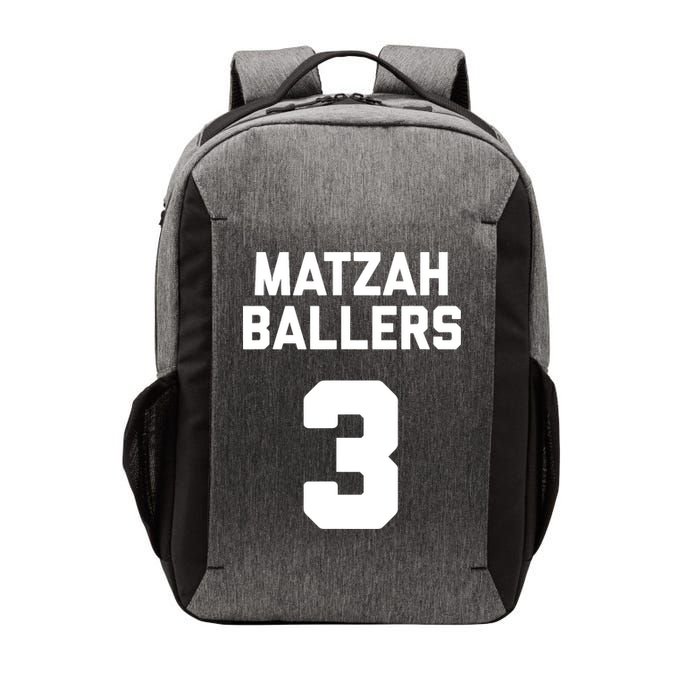 Matzah Baller 3 Funny Jewish Matzo Ball Pun Basketball Team Vector Backpack