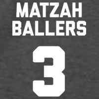 Matzah Baller 3 Funny Jewish Matzo Ball Pun Basketball Team Vector Backpack