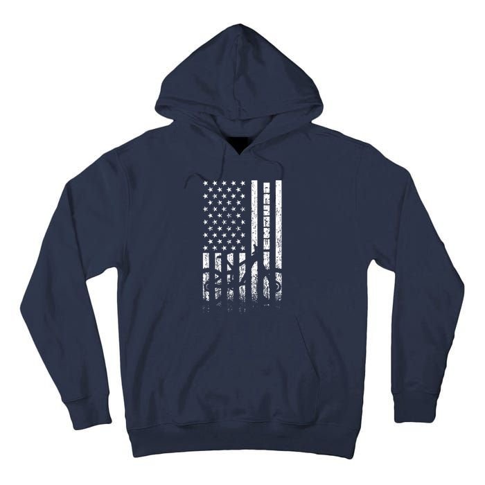 Mountain Bike 4th Of July Independence Day Patriot Flag Tall Hoodie