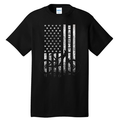 Mountain Bike 4th of July - Independence Day Patriot Flag Tall T-Shirt