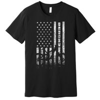 Mountain Bike 4th of July - Independence Day Patriot Flag Premium T-Shirt