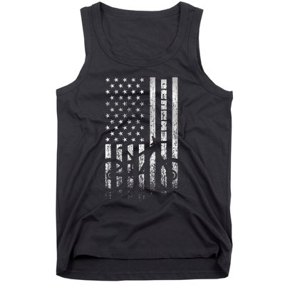 Mountain Bike 4th of July - Independence Day Patriot Flag Tank Top