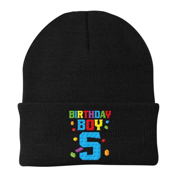 Master Builder 5th Birthday Boy 5 Five Year Building Bricks Beanie