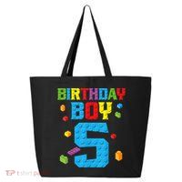 Master Builder 5th Birthday Boy 5 Five Year Building Bricks 25L Jumbo Tote