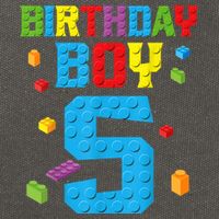 Master Builder 5th Birthday Boy 5 Five Year Building Bricks Cotton Canvas Backpack