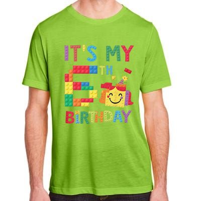 Master Builder 6th ItS My 6th Birthday Brick Blocks Adult ChromaSoft Performance T-Shirt