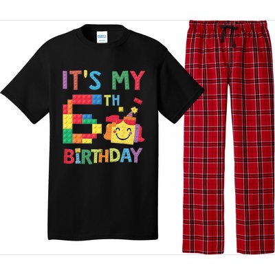 Master Builder 6th ItS My 6th Birthday Brick Blocks Pajama Set