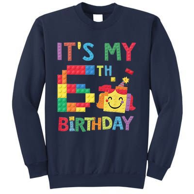 Master Builder 6th ItS My 6th Birthday Brick Blocks Sweatshirt