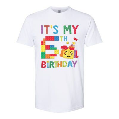 Master Builder 6th ItS My 6th Birthday Brick Blocks Softstyle CVC T-Shirt