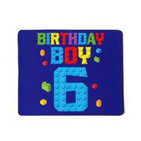 Master Builder 6th Birthday Boy 6 Six Year Building Bricks Mousepad