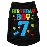 Master Builder 7th Birthday Boy 7 Seven Year Building Bricks Doggie Tank
