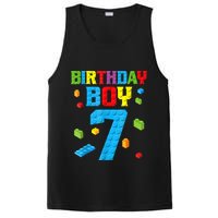 Master Builder 7th Birthday Boy 7 Seven Year Building Bricks PosiCharge Competitor Tank