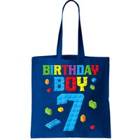 Master Builder 7th Birthday Boy 7 Seven Year Building Bricks Bag