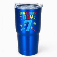 Master Builder 7th Birthday Boy 7 Seven Year Building Bricks Tumbler