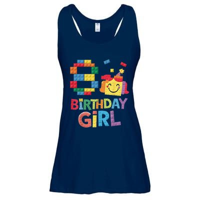 Master Builder 8th Birthday Girl 8 Year Old Brick Blocks Ladies Essential Flowy Tank