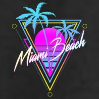 Miami Beach 80s Beach Souvenir Cool Comfort Performance Bucket Hat