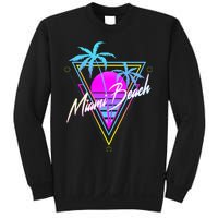 Miami Beach 80s Beach Souvenir Sweatshirt