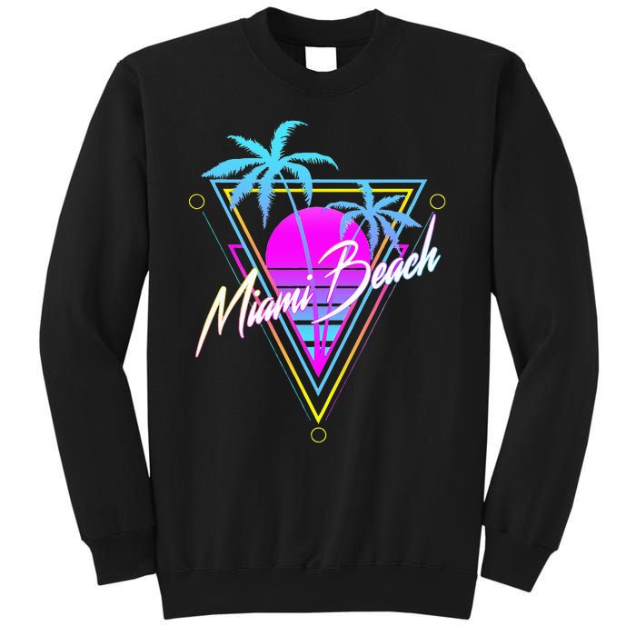 Miami Beach 80s Beach Souvenir Sweatshirt