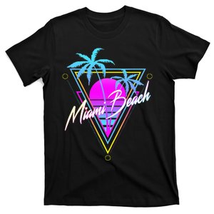 Miami Beach 80s Beach Souvenir T-Shirt