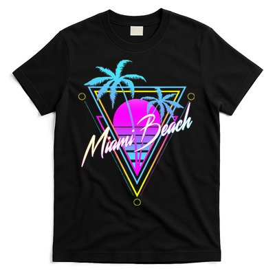Miami Beach 80s Beach Souvenir T-Shirt