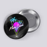 Miami Beach 80s Beach Souvenir Button