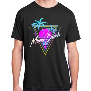 Miami Beach 80s Beach Souvenir Adult ChromaSoft Performance T-Shirt