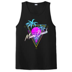 Miami Beach 80s Beach Souvenir PosiCharge Competitor Tank