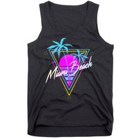 Miami Beach 80s Beach Souvenir Tank Top