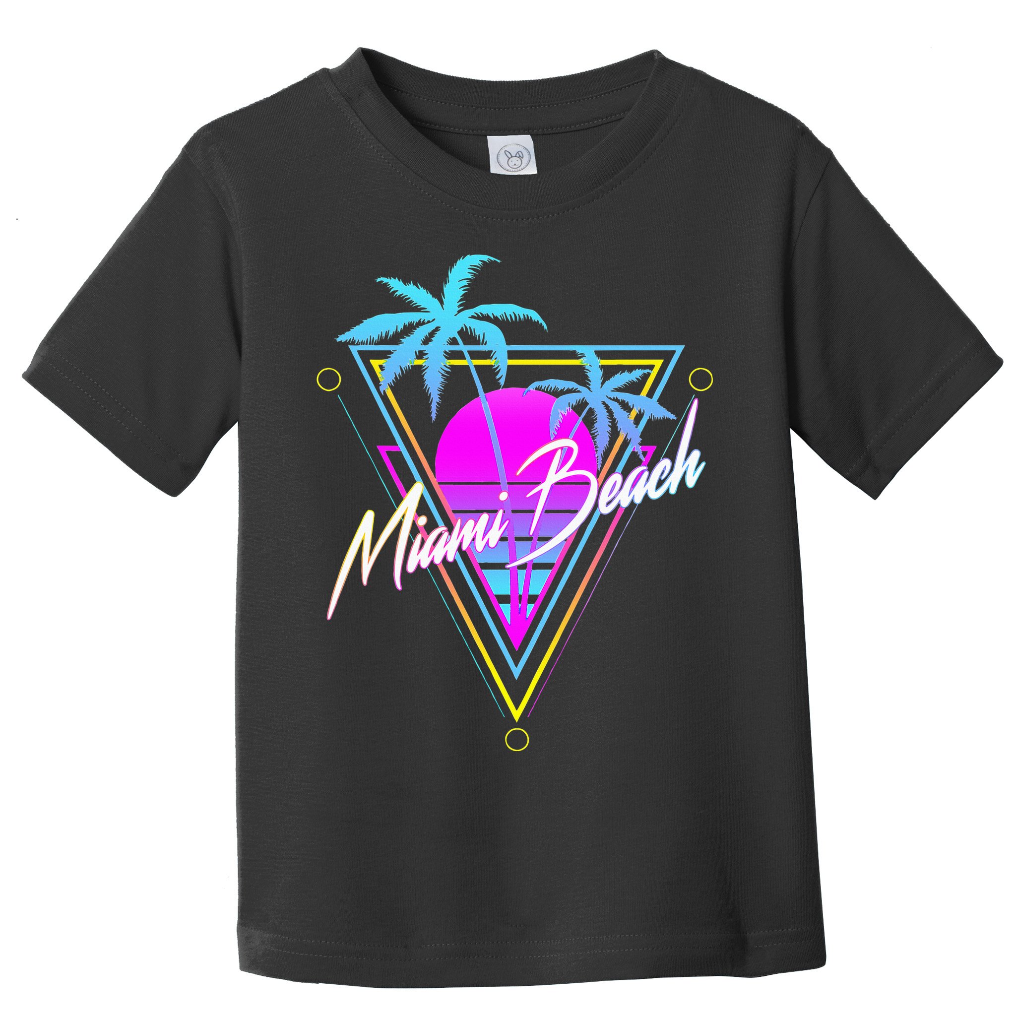 Miami Beach 80s Beach Souvenir Toddler T-Shirt