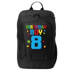 Master Builder 8th Birthday Boy 8 Eight Year Building Bricks City Backpack