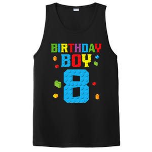 Master Builder 8th Birthday Boy 8 Eight Year Building Bricks PosiCharge Competitor Tank