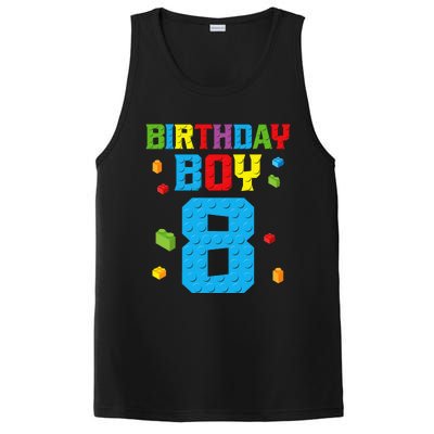 Master Builder 8th Birthday Boy 8 Eight Year Building Bricks PosiCharge Competitor Tank