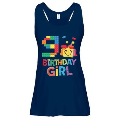 Master Builder 9th Birthday Girl 9 Year Old Brick Blocks Ladies Essential Flowy Tank