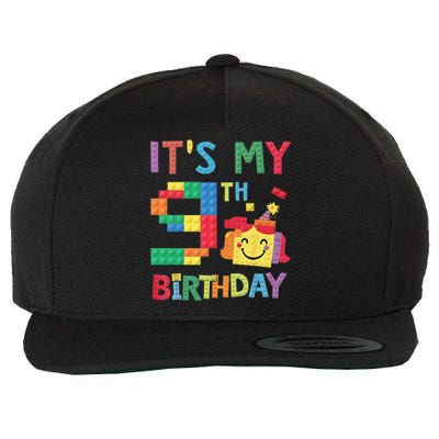 Master Builder 9th ItS My 9th Birthday Brick Blocks Wool Snapback Cap